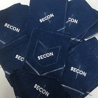 Secon - вышивка логотипа на крое
