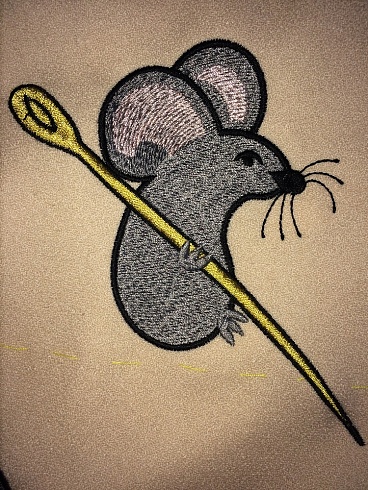 Вышивка "Мыши"