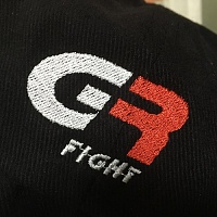 GR Fight вышивка на головном уборе