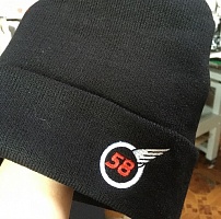 Вышивка "58" вышивка на головном уборе